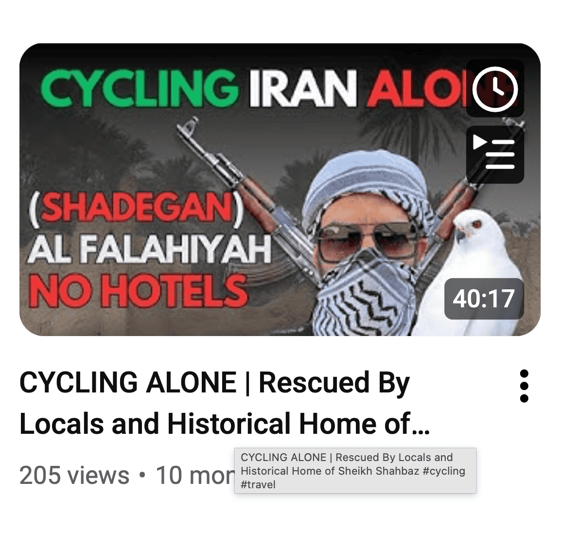Read more about the article MassihOnYT (Cycling Iran Alone)