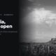 Khor Virap monastery and Mount Ararat beside the headline Armenia, laptop open