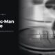 A gloved hand holding a petri dish, in black and white, beside the headline The Pac-Man enzyme
